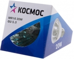 Галогенная лампа рефлектор MR16/ст. GU5.3, 20Вт, 12V, КОСМОС