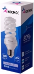 Энергосберегающая лампа КЛЛ SPC 20Вт, E27, 4000К, трубка Т3, КОСМОС