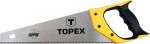 Ножовка по дереву, 400 мм, "Shark", 7TPI, TOPEX, 10A440