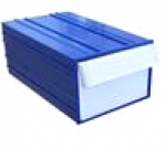 Пластиковый короб, СТЕЛЛА, С-2 синий/ белый