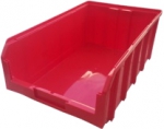 Пластиковый ящик, 234 х 149 х 121 мм, СТЕЛЛА, V-2 3,8 литр, красный