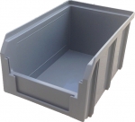 Пластиковый ящик, 234 х 149 х 121 мм, СТЕЛЛА, V-2 3,8 литр, серый