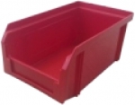 Пластиковый ящик, 341 х 207 х 143 мм, СТЕЛЛА, V-3 9,4 литр, красный