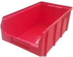 Пластиковый ящик, 502 х 305 х 184, СТЕЛЛА, V-4, красный