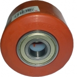 Ролик для гидравлической тележки, 85 х 100 мм, полиуретан/металл, TELLURE ROTA, 754127