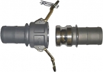 Cam-Lock шланговое соединение, комплект, d=100 мм(4”), CAIMAN, CE-400