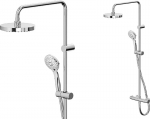 Система набор смеситель для душа с термостатом верхний душ d 200 мм Ручной душ, AM.PM, F0775000