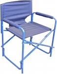 Кресло складное 585х450х825 мм, сталь 20 мм, синий СЛЕДОПЫТ PF-FOR-SK03