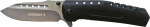 Нож туристический, прорезиненная ручка 100 мм СЛЕДОПЫТ PF-PK-11