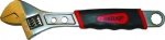 Ключ разводной 10" серо-красная ручка SKRAB 23563