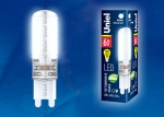 Лампа светодиодная с силиконовым покрытием LED-JCD-6W/NW/G9/CL SIZ03TR UNIEL 10714