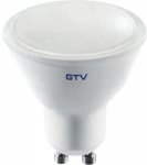 Лампочка светодиодная GU10 SMD2835 4000K 8 Вт AC220-240 В 560 Лм GTV LD-PC8010-40-E