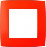 Рамка на 1 пост 12 красный (20/200/5000) ЭРА Б0019388