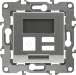Терморегулятор универсальный 230В-Imax16А 12 алюминий (6/60/1200) ЭРА Б0031273