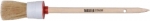 Круглая кисть натуральная щетина 55% топс деревянная ручка диаметр 55 мм MASTER COLOR 30-0408