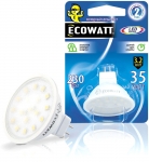 Лампа светодиодная GU10 230 В 3.2 (35) Вт 4000K GU10 холодный белый свет ECOWATT 4606400614029
