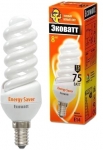 Лампа энергосберегающая M-FSP 15 Вт 827 E14 тёплый белый свет витая ECOWATT 4606400203117