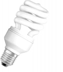 Лампа энергосберегающая Mini FSP 20 В 840 E27 холодный белый свет витая мини ECOWATT 4606400609223