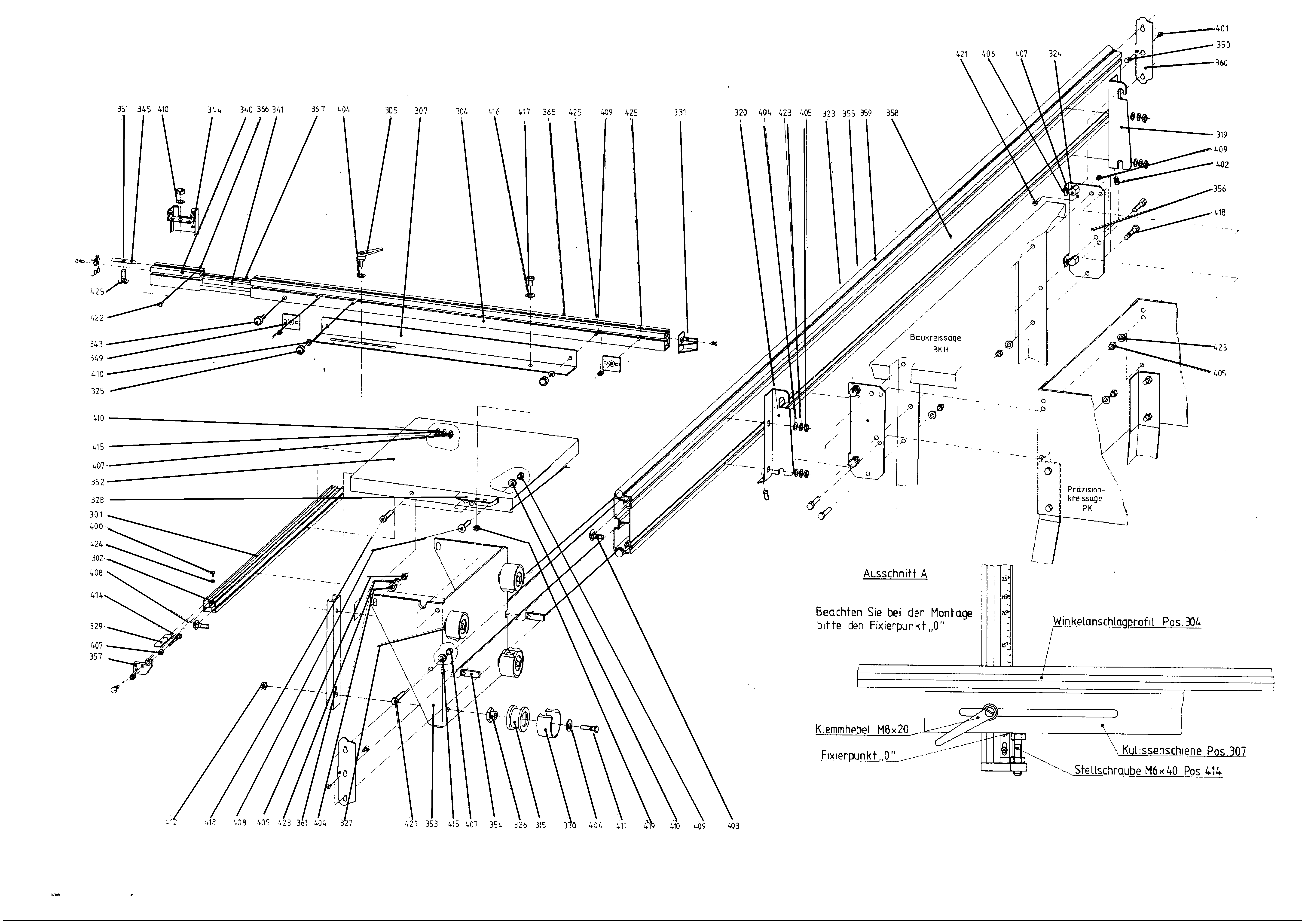 Аксессуары для настольных пил Metabo SLIDING CARRIAGE BKH/BKS (0910006665 10)