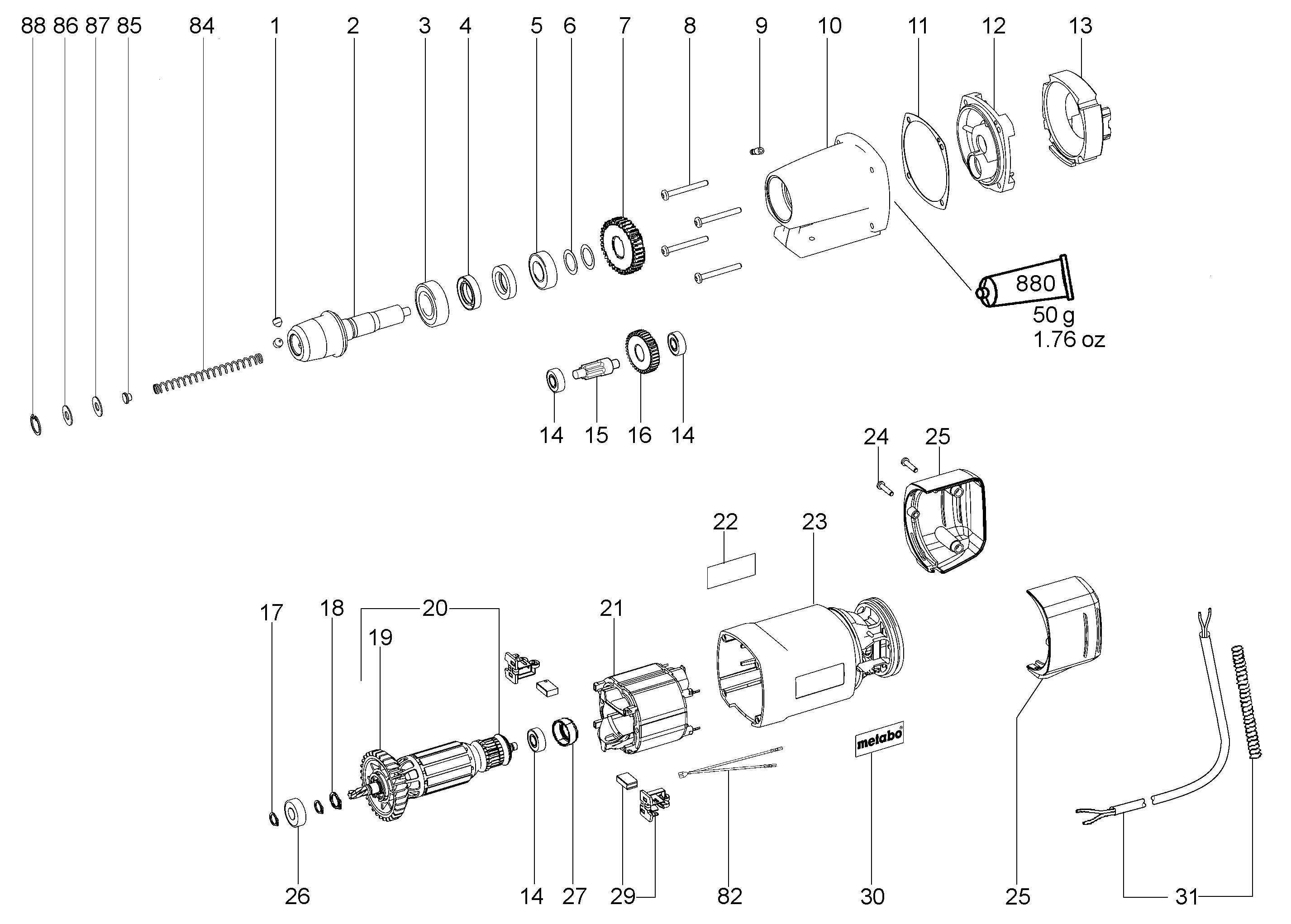 Дрели Metabo MAG 32 (00330000)