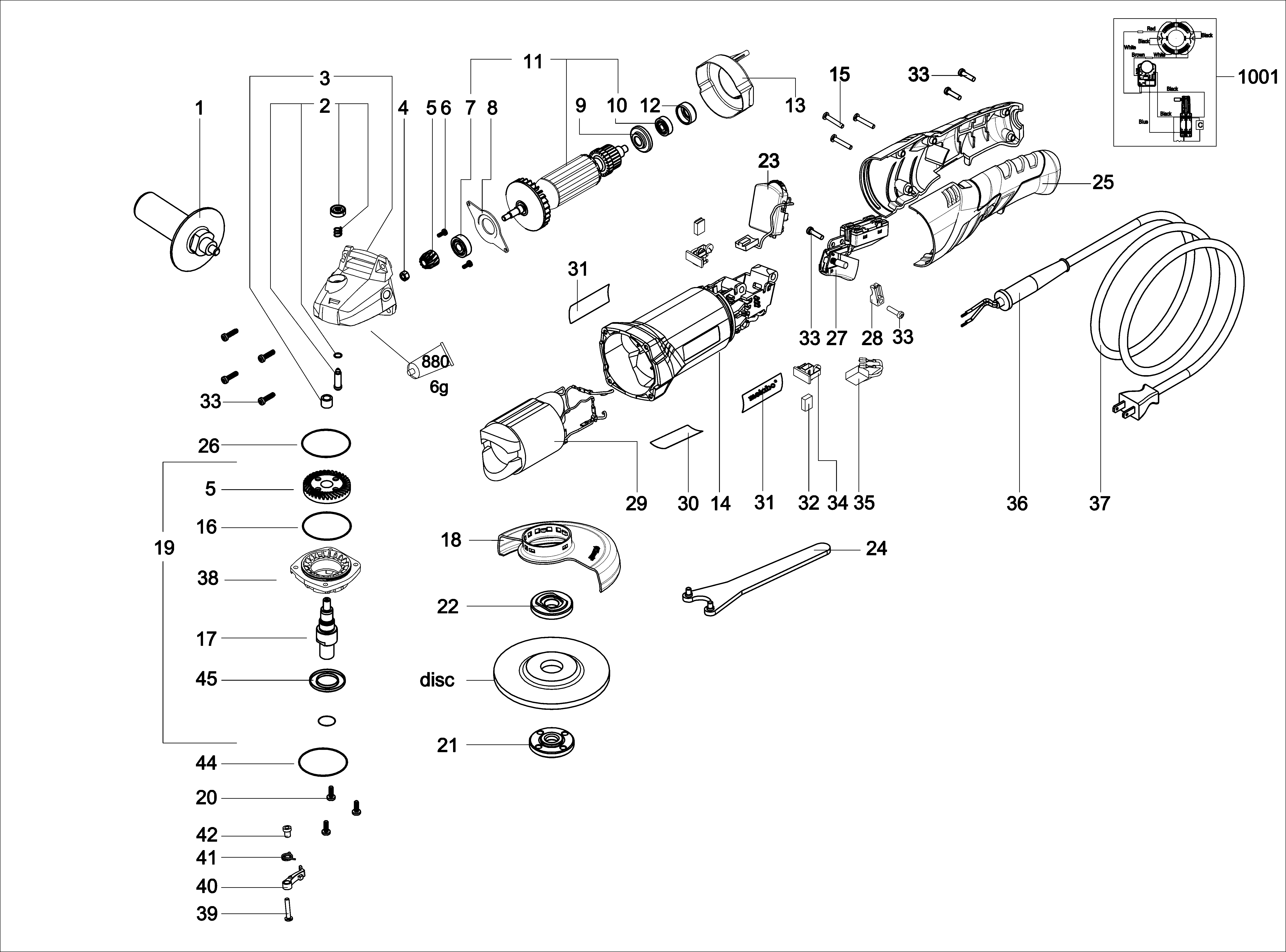 Малые угловые шлифмашины Metabo WE 1500-125 RT (01241000)