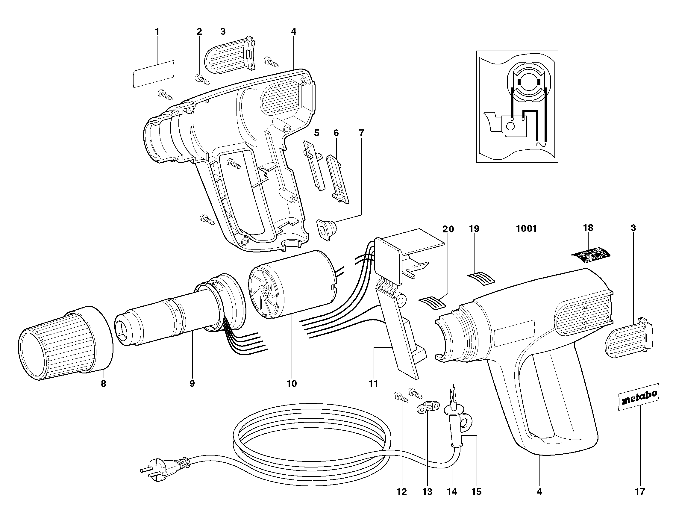 Термофены Metabo HE 2000 (02005000)