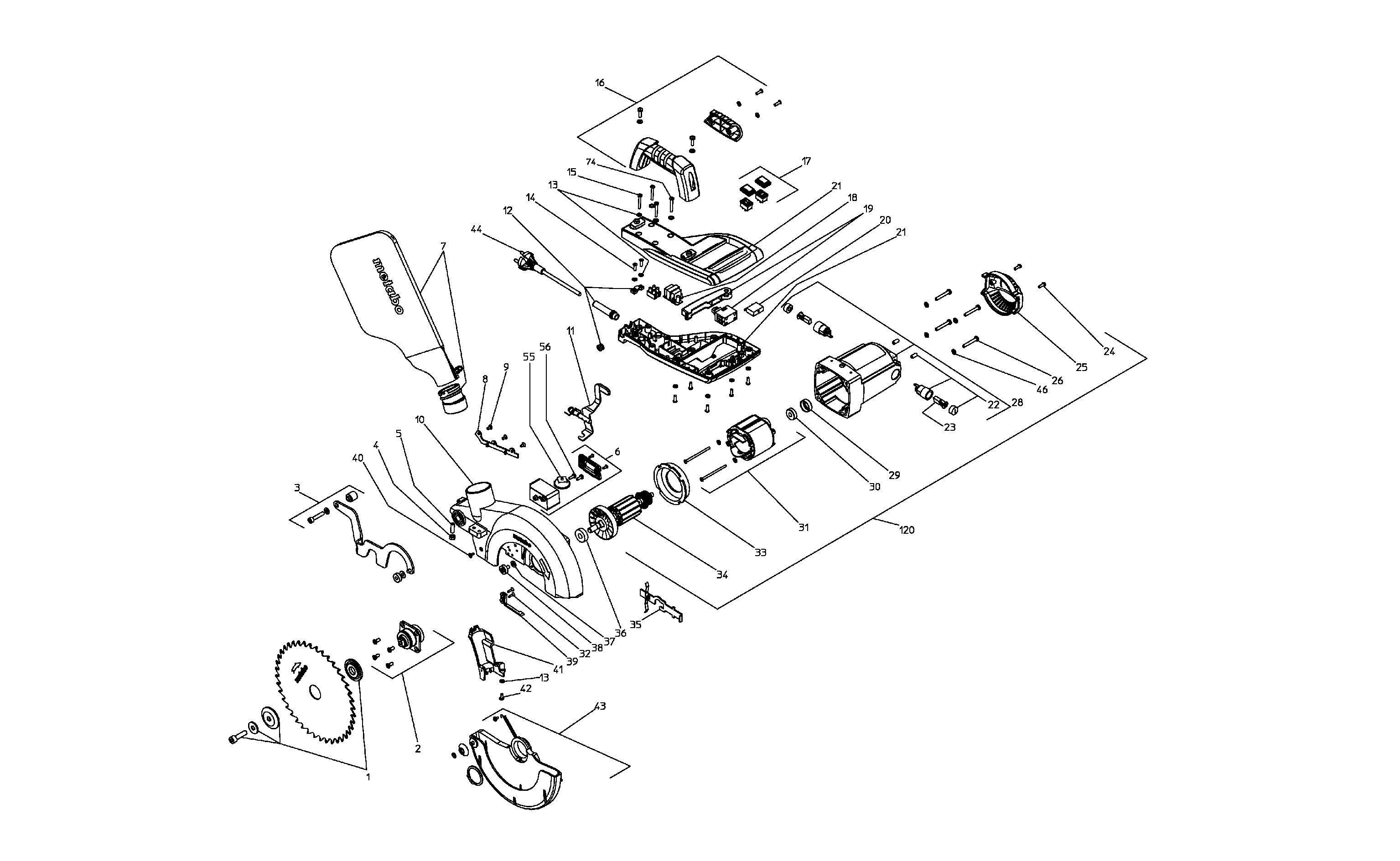 Торцовочные пилы Metabo KS 216 Lasercut (0102160000 10)