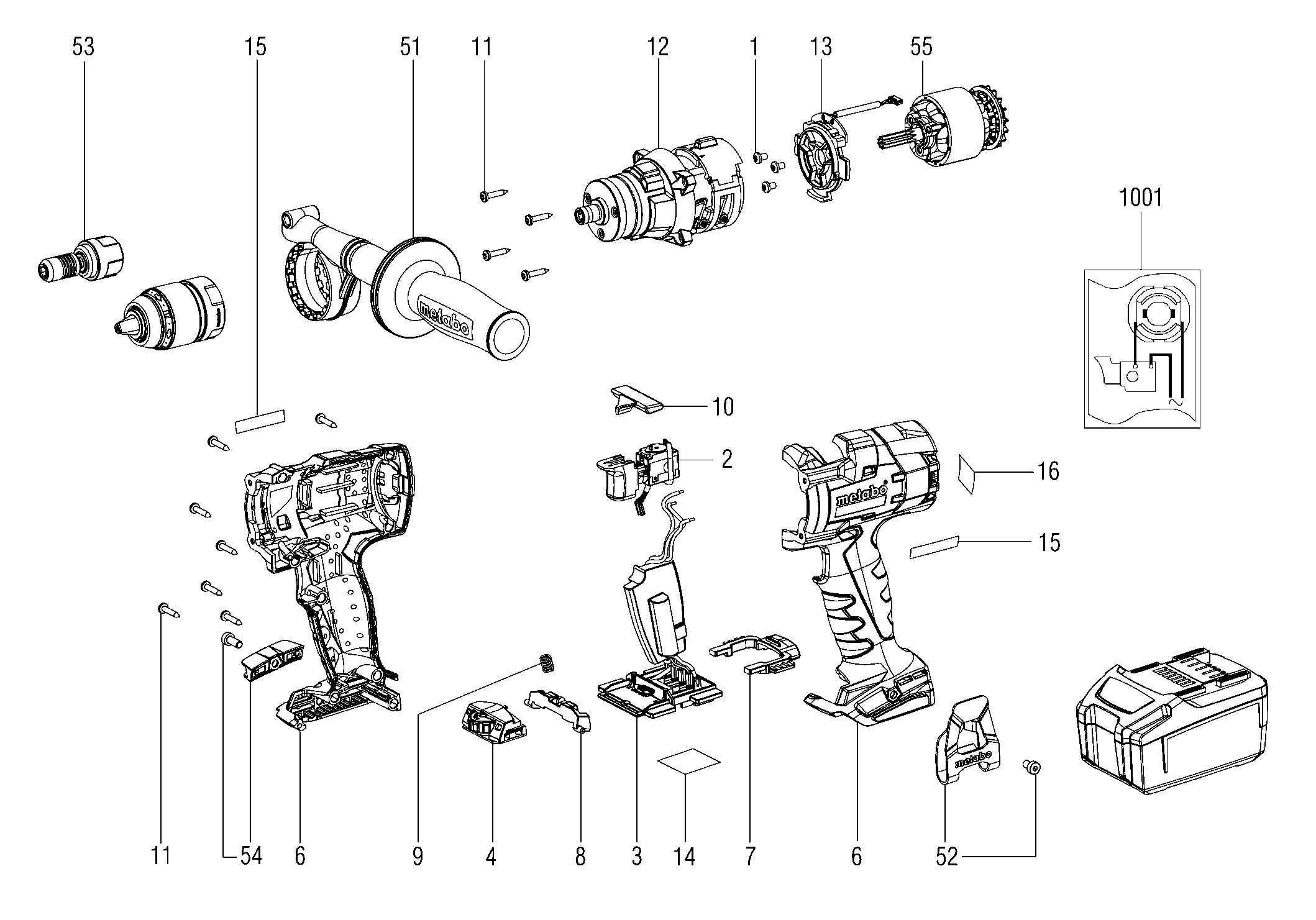 Metabo d72622 схема