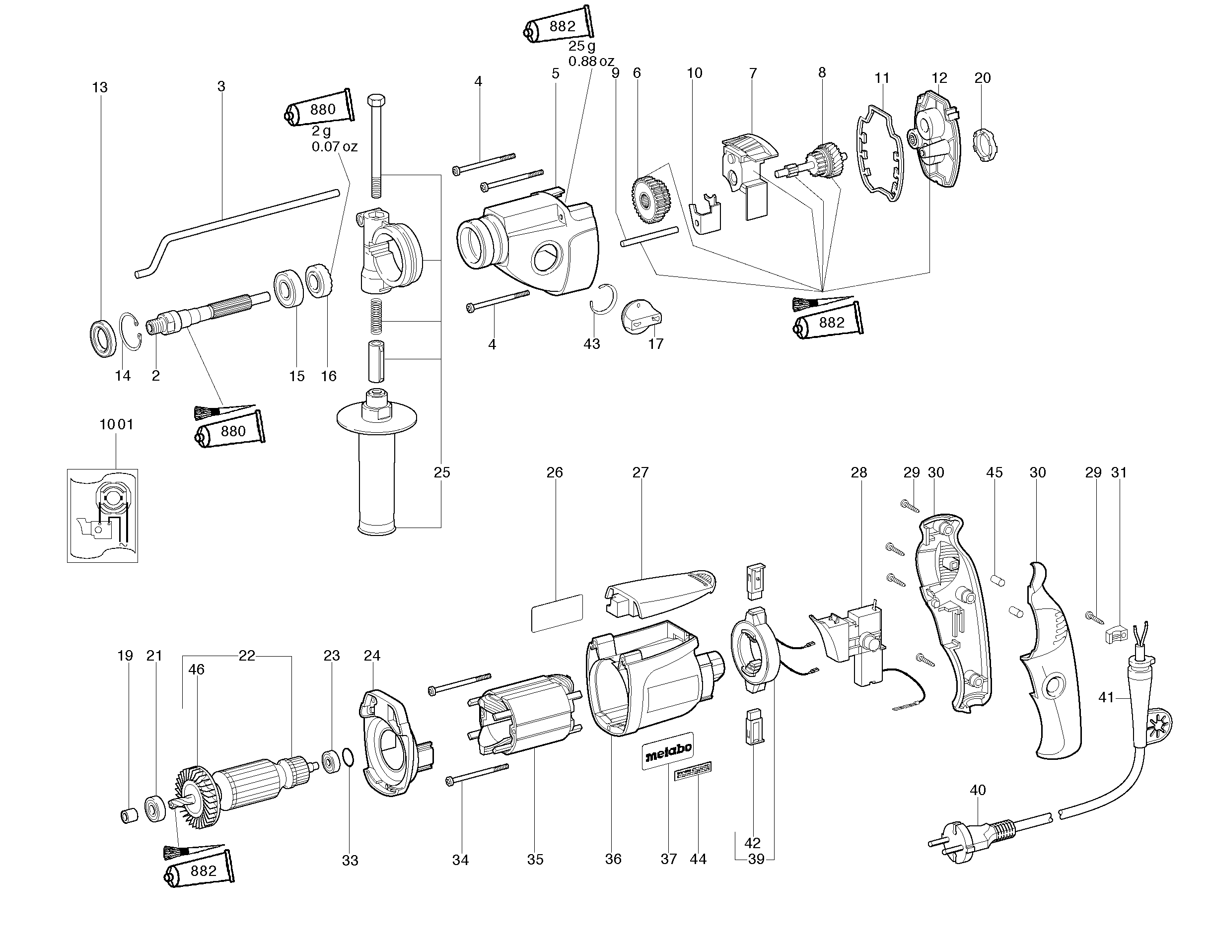 Ударные дрели Metabo SB 660 (00660001)