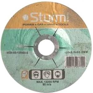 Отрезной диск по камню, 125 мм, STURM, 9020-03-125x22-S