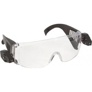 Очки защитные с дужками прозрачные с LED, FIT, 12222
