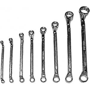Ключи накидные, хромированное покрытие, набор 6 шт, 6 - 17 мм, FIT 63663