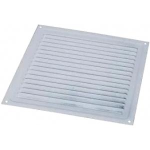 Вентиляционная решетка белая, металлическая, 150 х 150 мм, без сетки, FIT, 75081