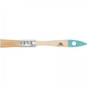 Кисть флейцевая, натуральная cветлая щетина, деревянная ручка 1/2" FIT 00701М