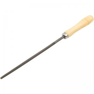 Напильник, деревянная ручка, круглый 200 мм FIT 42507