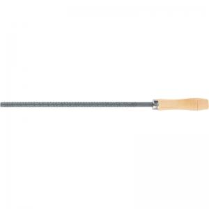 Рашпиль, деревянная ручка, круглый 250 мм FIT 42750