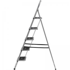 Лестница-стремянка стальная, 5 широких ступеней, Н=152 см, вес 8,25 кг FIT 65384