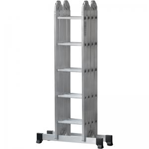 Лестница-трансформер алюминиевая, 4 секции х 5 ступеней, вес 13,2 кг FIT 65455