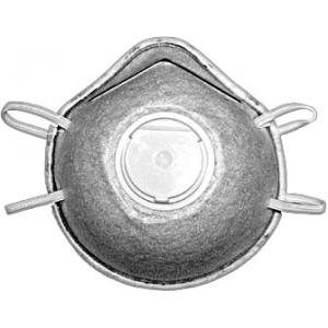 Маска малярная 3-х слойная (угольный фильтр с клапаном), FIT, 12380