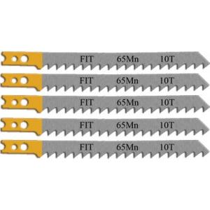 Полотна для э/лобзика/дереву, амер.хвост., 2х стор.заточка, 7Т, 5 шт., FIT, 41113