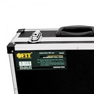 Ящик-чемодан алюминиевый для инструмента, 430 x 310 x 130 мм, FIT, 65630