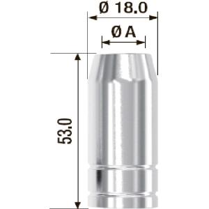 Газовое сопло D= 12.0 мм FB 150 5 шт FUBAG FB150.N.12.0
