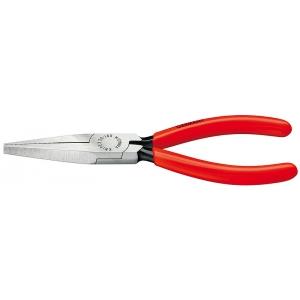 Длинногубцы 160 мм, плоские губки, KNIPEX, KN-3011160