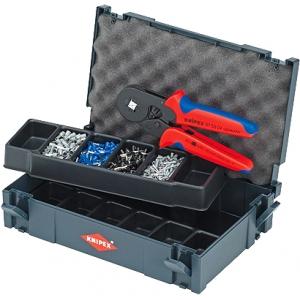 Набор кабельных наконечников с инструментом для опрессовки, KNIPEX, KN-979009