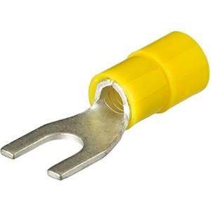 Желтый вилочный кабельный наконечник, KNIPEX, KN-979929