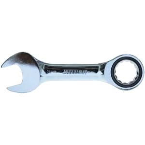 Ключ комбинированный трещоточный, короткий, 19 мм, JONNESWAY, W40119