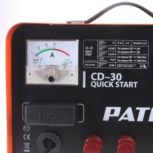 Пуско-зарядное устройство 120 А, Quik start CD-30, PATRIOT, 650302045