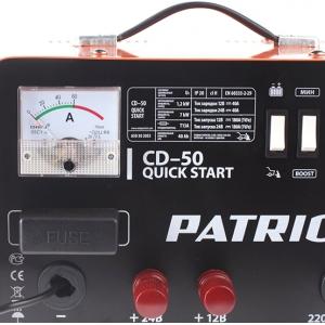 Пуско-зарядное устройство 180 А, Quik start CD-50, PATRIOT, 650302055