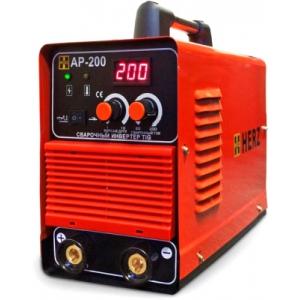 Сварочный аппарат инверторный электродуговой сварки 4.7 кВт Сварочный ток 20-200(A), HERZ, AP-200