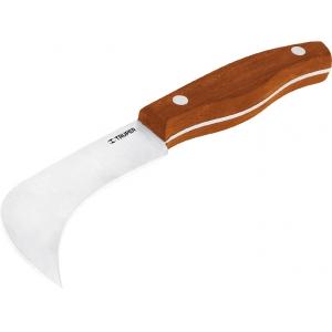 Нож для линолеума 18 см, винилового покрытия, коврового покрытия деревянная ручка CULI-6, TRUPER, 17002